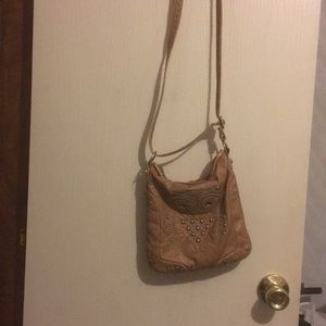 Cato tan owl purse brand new